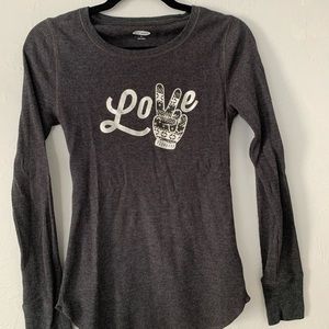 Old Navy grey top
